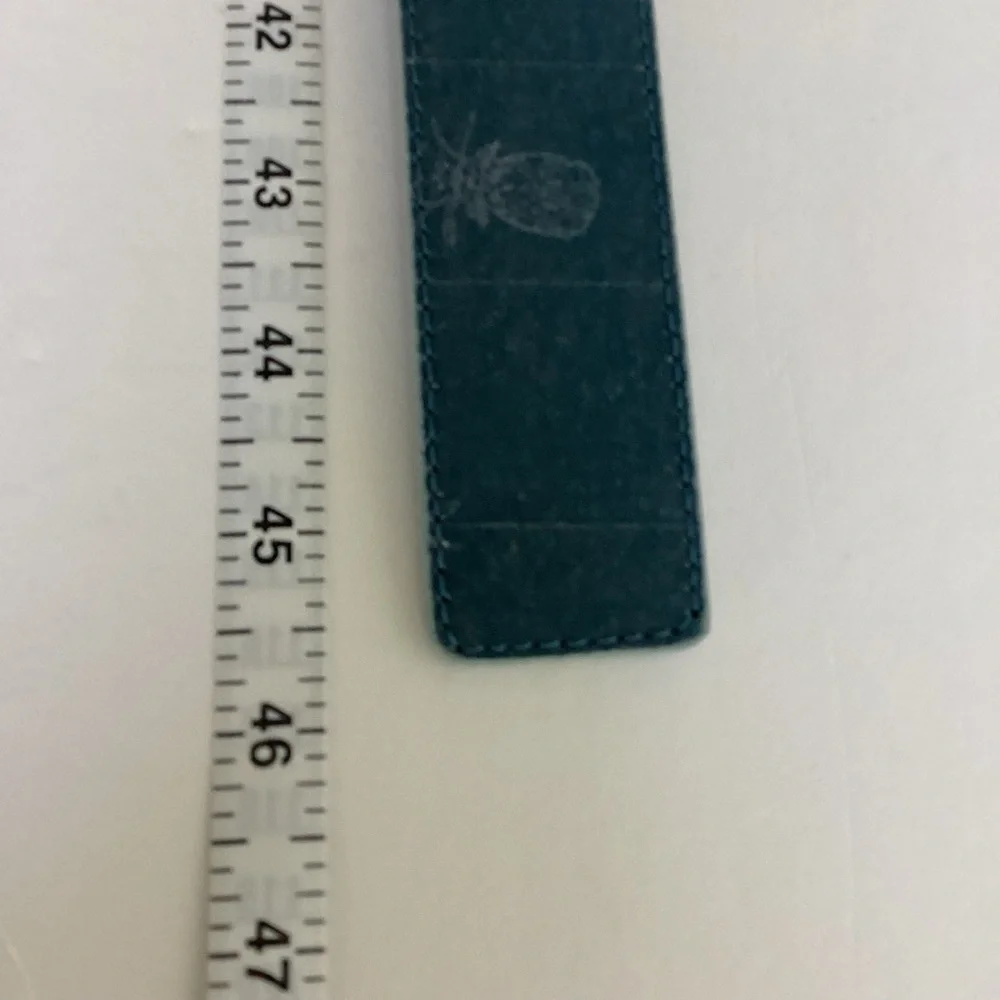 Travis Mathew Cuater Golf Belt Speck Stretch Pineapple Blue Size M/L